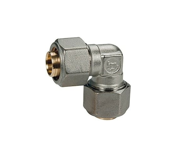Угольник Giacomini 90, 16x2, латунь, с цанговым соединением, хромированный R561MX048