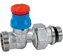 Клапан Giacomini прямой, 1/2x16, НН, хромированный, отвод с герметичной прокладкой R412TG R412X033