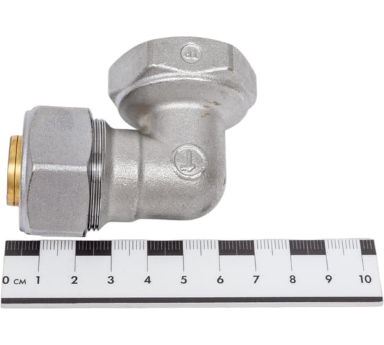 Угольник Giacomini 90, В, 1, 26x3, латунь, хромированный R563MX120