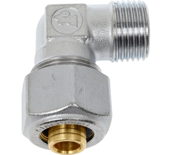 Угольник Giacomini 90, Н, 1/2, 16x2, латунь, хромированный R562MX048