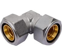 Угольник Giacomini 90, 26x3, латунь, с цанговым соединением, хромированный R561MX062