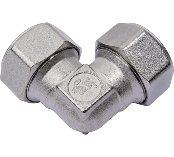 Угольник Giacomini 90, 26x3, латунь, с цанговым соединением, хромированный R561MX062