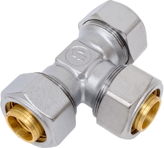 Тройник Giacomini 26x3, латунь, с цанговым соединением R564MX062