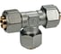 Тройник Giacomini 20x2, 16x2, 16x2, латунь, с цанговым соединением R565MX045 1