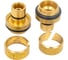 Тройник Giacomini 16x2, латунь, с цанговым соединением R564MX048 4