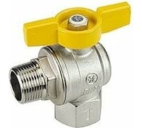 Угловой полнопроходной шаровой кран Giacomini 3/4 В-Н, никелированный ст.арт. R781GX004 R781GBX004