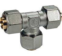 Тройник Giacomini 26x3, 20x2, 20x2, латунь, с цанговым соединением R565MX063