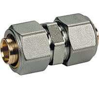 Муфта Giacomini 16x2, 16x2, латунь, равнопроходная с цанговым соединением, хромированная R560MX048