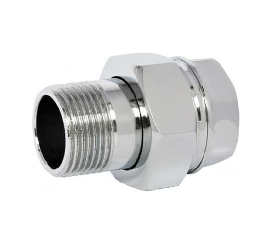 Прямой сгон Giacomini НВ, 3/8, 3/8, латунь, хромированный R18X002 1