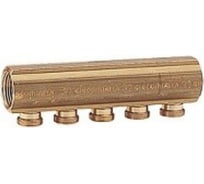 Распределительный коллектор Giacomini 3/4x18/3, латунный R551SY003