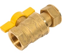 Шаровой кран Giacomini 1x1 В-В с рукояткой бабочка, латунь нов.арт. R251PY006 R251PY026