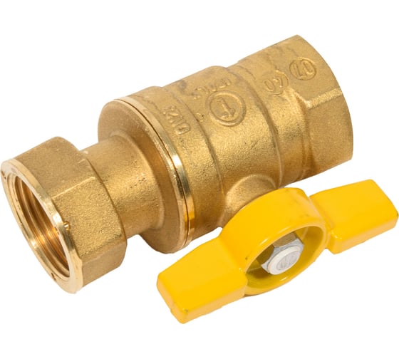 Шаровой кран Giacomini 1x1 В-В с рукояткой бабочка, латунь нов.арт. R251PY006 R251PY026