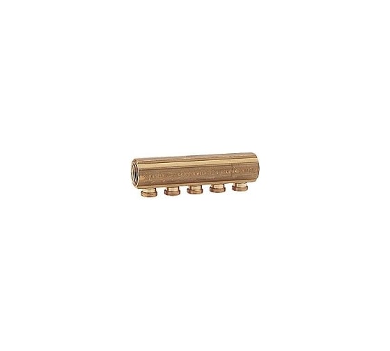 Коллектор распределительный 3/4x18/4, латунный Giacomini R551SY004 1