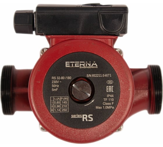 Циркуляционный насос ETERNA Engineering RS 32-80 eternars_328