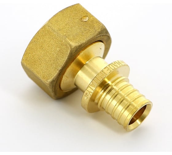 Аксиальная муфта Uni-Fitt-В 16x3/4" с накидной гайкой, плоской прокладкой 754G6300