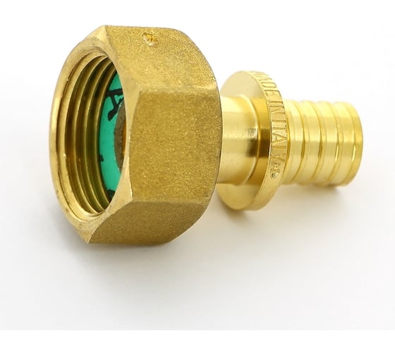 Аксиальная муфта Uni-Fitt-В 16x3/4" с накидной гайкой, плоской прокладкой 754G6300