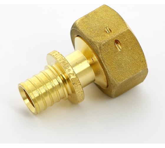 Аксиальная муфта Uni-Fitt-В 16x3/4" с накидной гайкой, плоской прокладкой 754G6300
