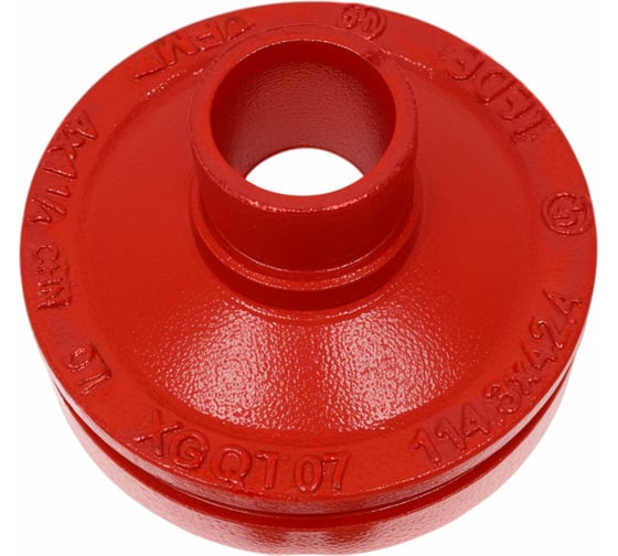 Переход под муфту GROOVEX 4"x1 1/4", 114x42 мм, ДУ 100x32 мм PM11442