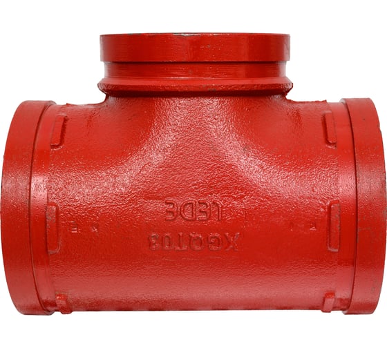 Переходной тройник под муфту GROOVEX 5"x4", 133x114 мм, ДУ 125x100 мм TPM133114