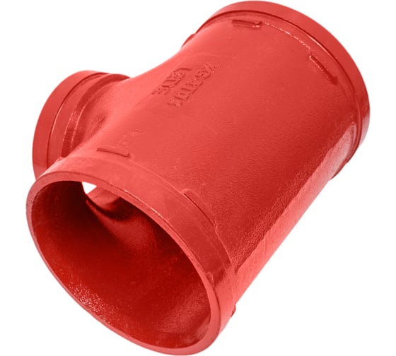 Переходной тройник под муфту GROOVEX 6"x4", 159x114 мм, ДУ 150x100 мм TPM159114