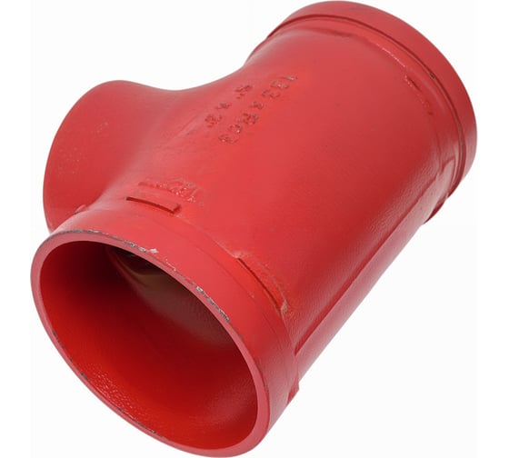 Переходной тройник под резьбу GROOVEX 5"x3", 133x89 мм, ДУ 125x70 мм TPR13389
