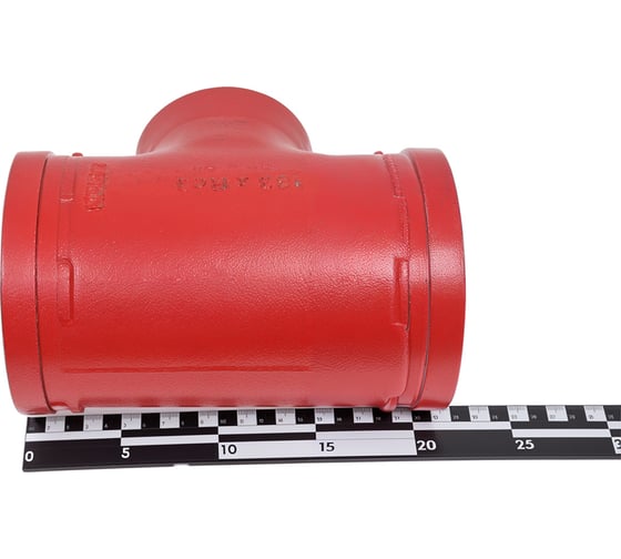 Переходной тройник под резьбу GROOVEX 5"x3", 133x89 мм, ДУ 125x70 мм TPR13389