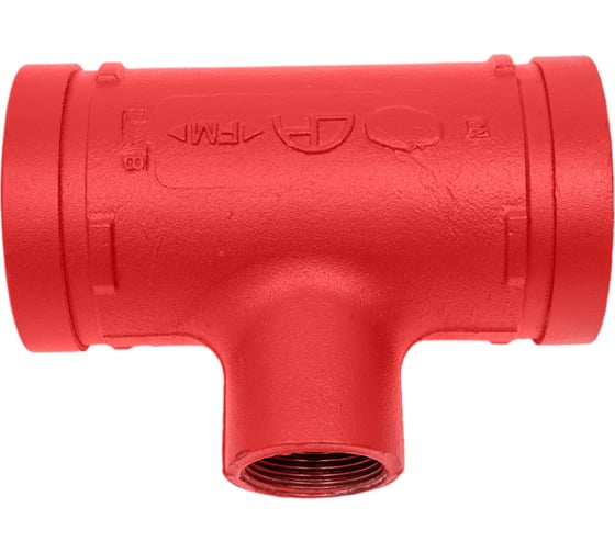 Переходной тройник под резьбу GROOVEX 3"x1 1/4", 89x42 мм, ДУ 80x32 мм TPR8942
