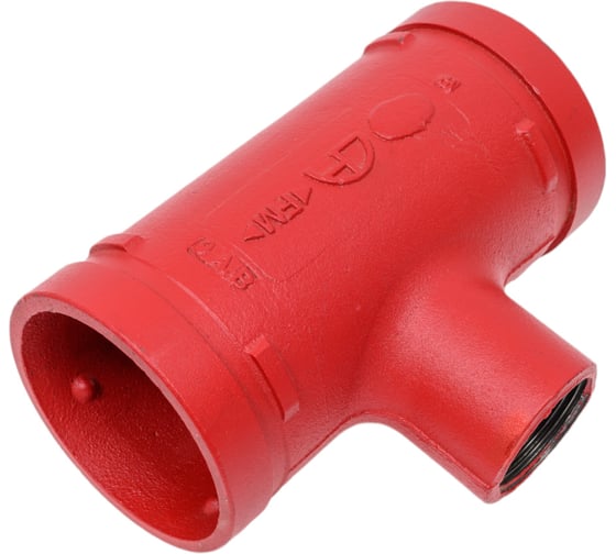 Переходной тройник под резьбу GROOVEX 3"x1 1/4", 89x42 мм, ДУ 80x32 мм TPR8942