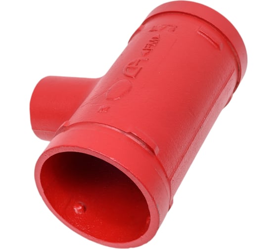 Переходной тройник под резьбу GROOVEX 3"x1 1/4", 89x42 мм, ДУ 80x32 мм TPR8942