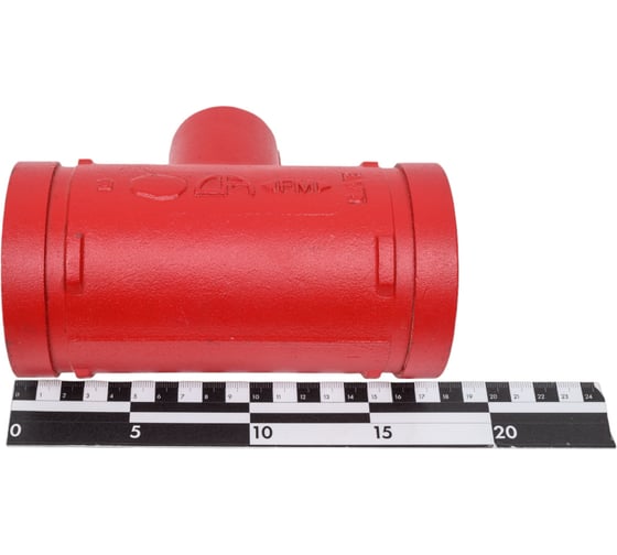 Переходной тройник под резьбу GROOVEX 3"x1 1/4", 89x42 мм, ДУ 80x32 мм TPR8942