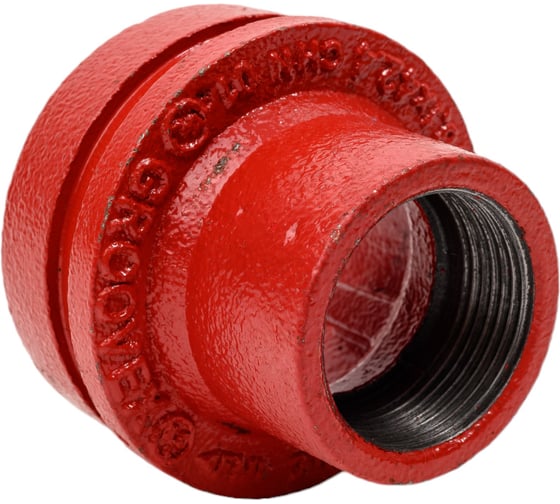 Переход под резьбу GROOVEX 2 1/2"x1 1/4", 76x42 мм, ДУ 65x32 мм PR7642