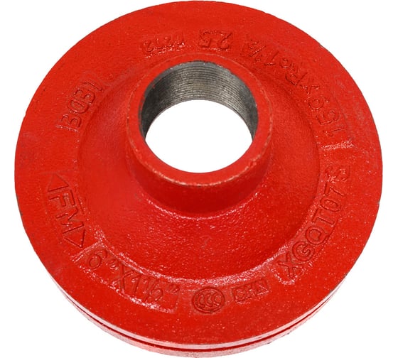 Переход под резьбу GROOVEX 6"x1 1/2", 159x48 мм, ДУ 150x40 мм PR15948
