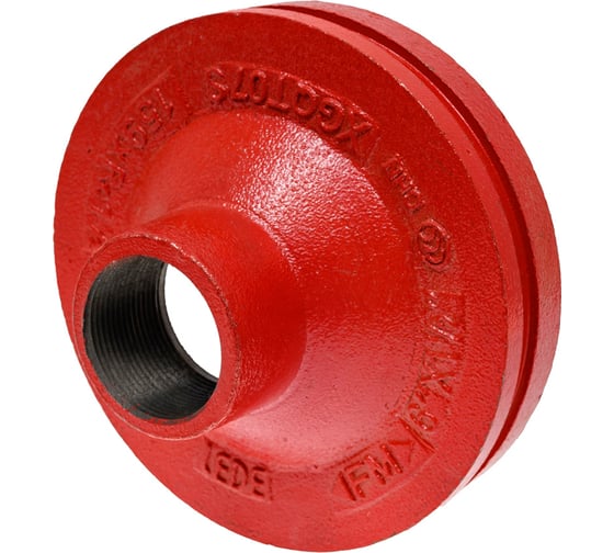 Переход под резьбу GROOVEX 6"x1 1/2", 159x48 мм, ДУ 150x40 мм PR15948