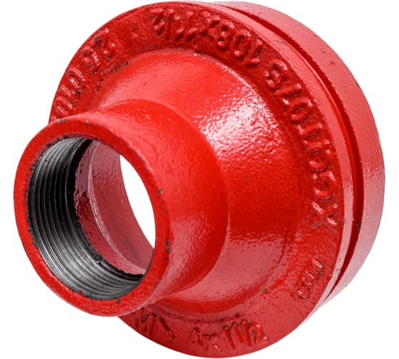 Переход под резьбу GROOVEX 4"x1 1/2", 108x48 мм, ДУ 100x40 мм PR10848