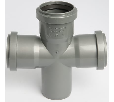 Крестовина Flextron D 50x50x50 мм 87,5 градусов, для внутренней канализации 143624