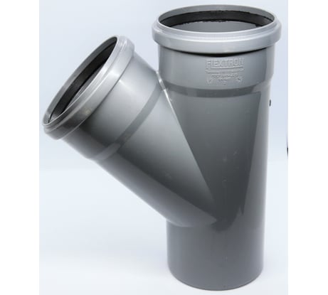 Тройник Flextron D 110 мм 45 градусов, для внутренней канализации 139832