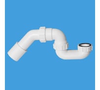 Колено McAlpine пластик (квадратное регулируемое) ф1 1/2-40/50, h=52мм MRB7