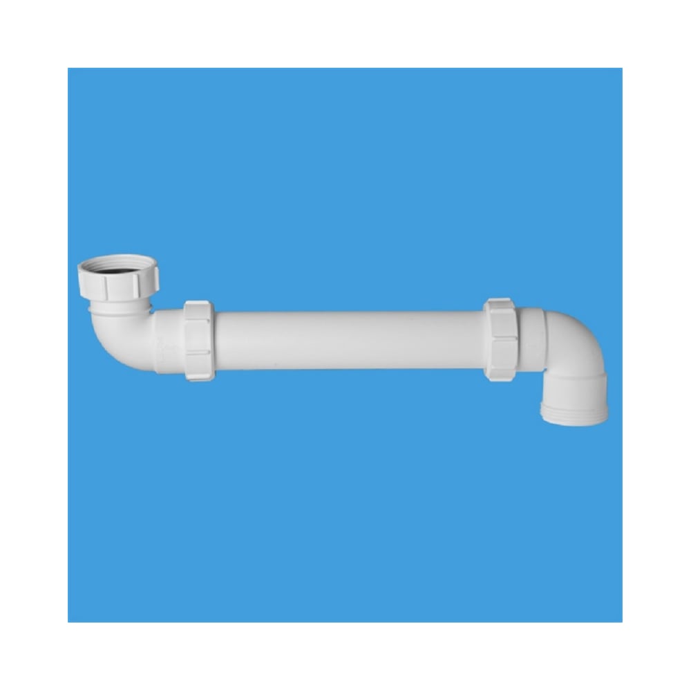 Отводная труба McAlpine 90град. (внут.1 1/2-нар.1 1/2) длина 320мм (с ...