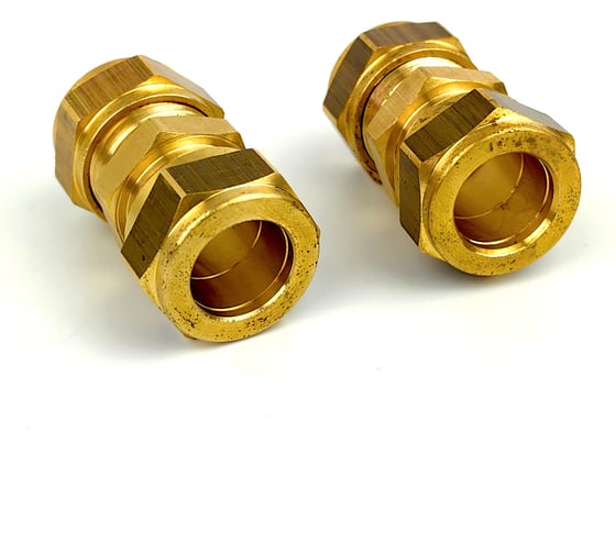 Муфта компрессионная соединительная 1/2" НР, 2 шт HG 4960813