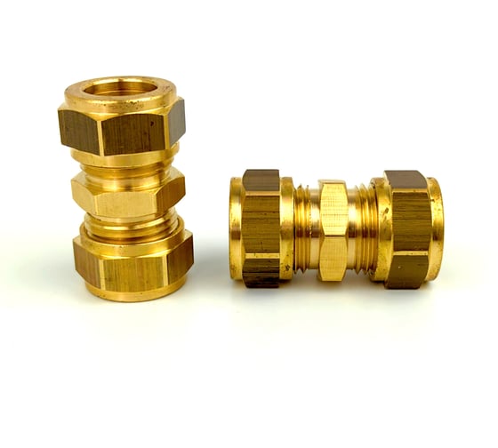 Муфта компрессионная соединительная 1/2" НР, 2 шт HG 4960813