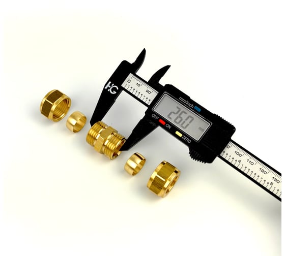 Муфта компрессионная соединительная 1/2" НР, 2 шт HG 4960813