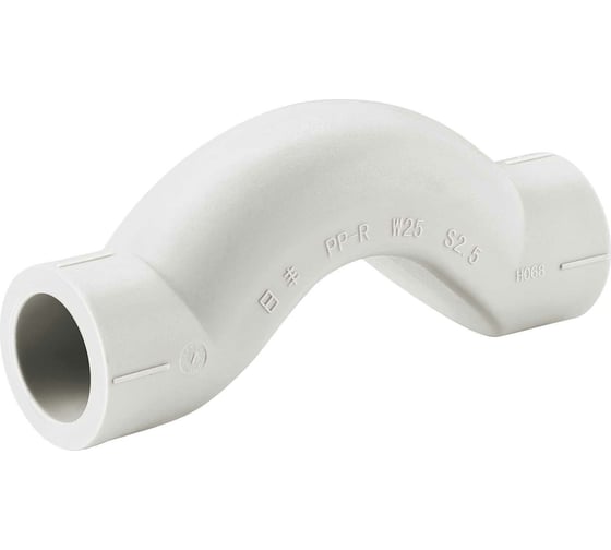 Раструбный короткий обвод RIIFO Alba PP-R 20-20 белый (уп 5шт) 1100047307 1