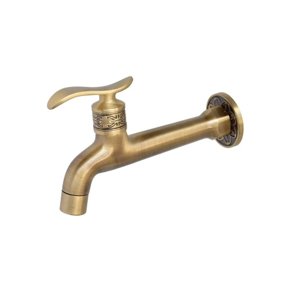 Сливной кран BRONZE DE LUXE длинный, насадка-рассекатель 21598/1 ...