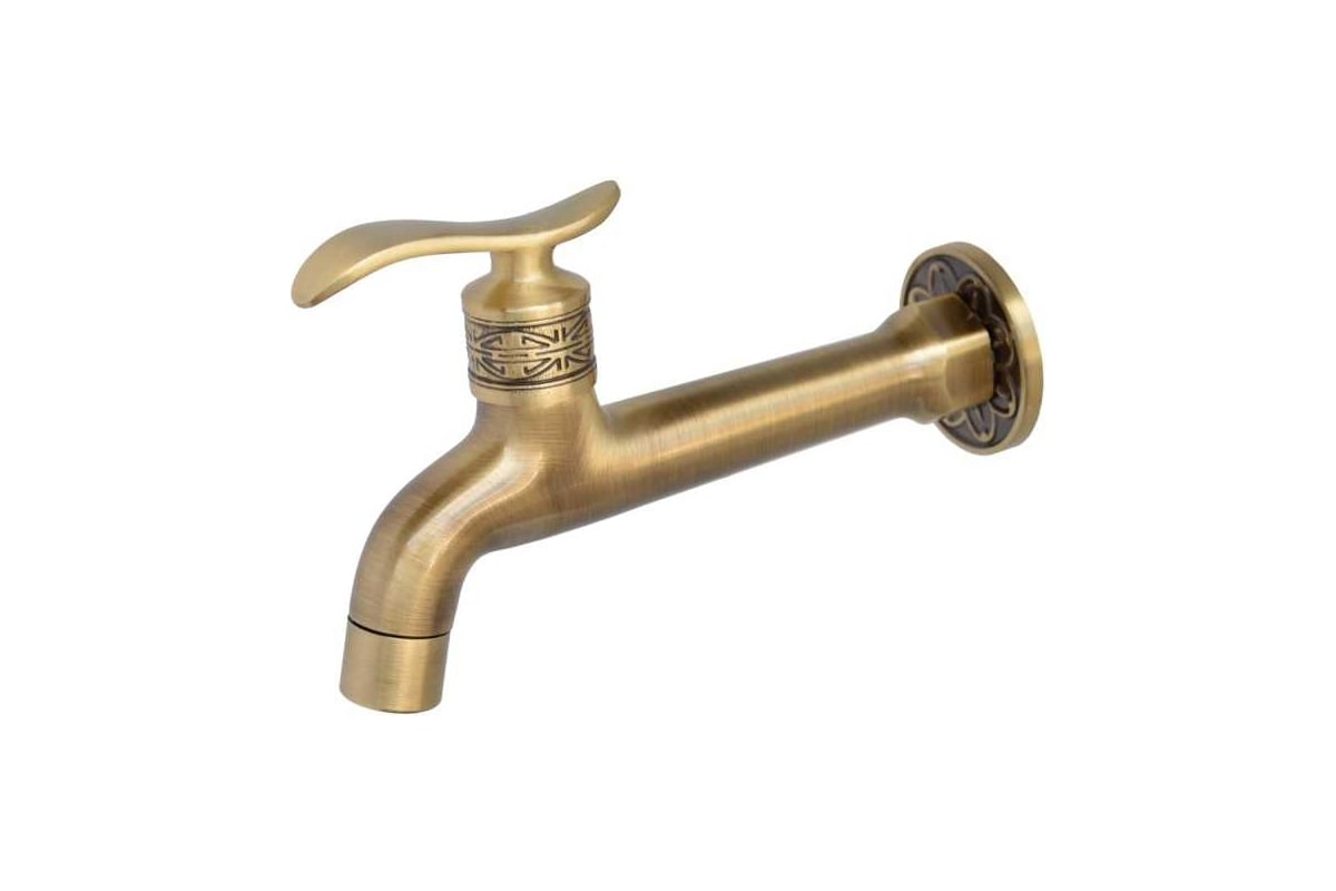 Сливной кран BRONZE DE LUXE длинный, насадка-рассекатель 21598/1 ...