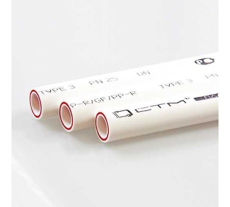 Труба PP-R СТМ ПЛАСТ PN 25, DN 32x5.4, армированная стекловолокном, 2 м C2PRF032-2