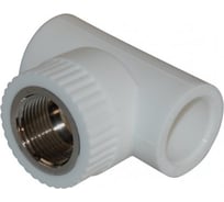 Комбинированный тройник Энкор PPRC ф32ммх1 ВР белый 45452