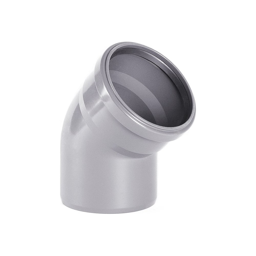 Отвод ХЕМКОР НПВХ внутренняя канализация 110 мм, 30 градусов 2391076 ...