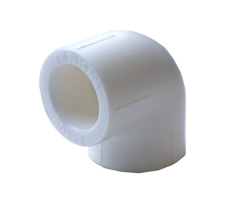 Уголок Энкор PPRC ф 25мм угол 90 белый 45331