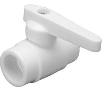 Шаровой кран FD-plast PPRC 20 мм, белый 76951