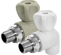Шаровой угловой кран для радиатора FD-plast PPRC 20 мм, 3/4" 86343